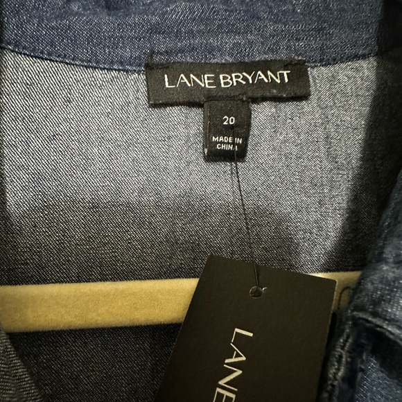 LANE BRYANT Denim Blouse - Picture 5 of 7